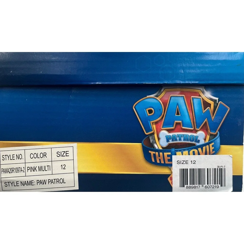 Nickelodeon Paw Patrol Little Girls Light-up Slip-on Shoes Size 12 Pink Purple‎